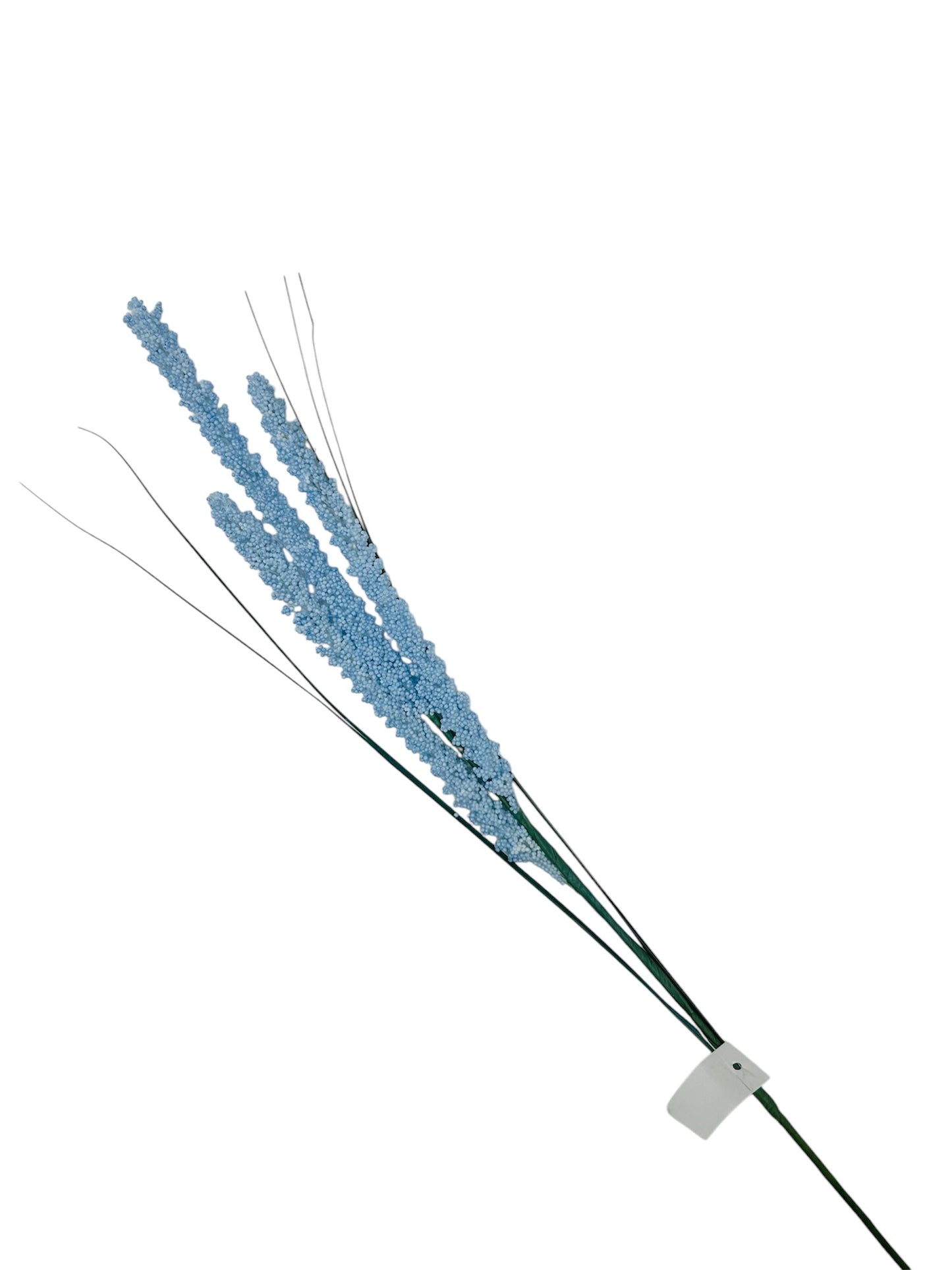 MA542 - Blue Spike Grass Artificial Flower – 35" Long"