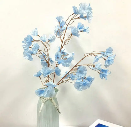 MA548 - Blue Silk Artificial Orchid Bouquet  – 43.5"