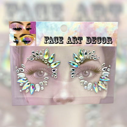MA451 Gems Face Art Sticker