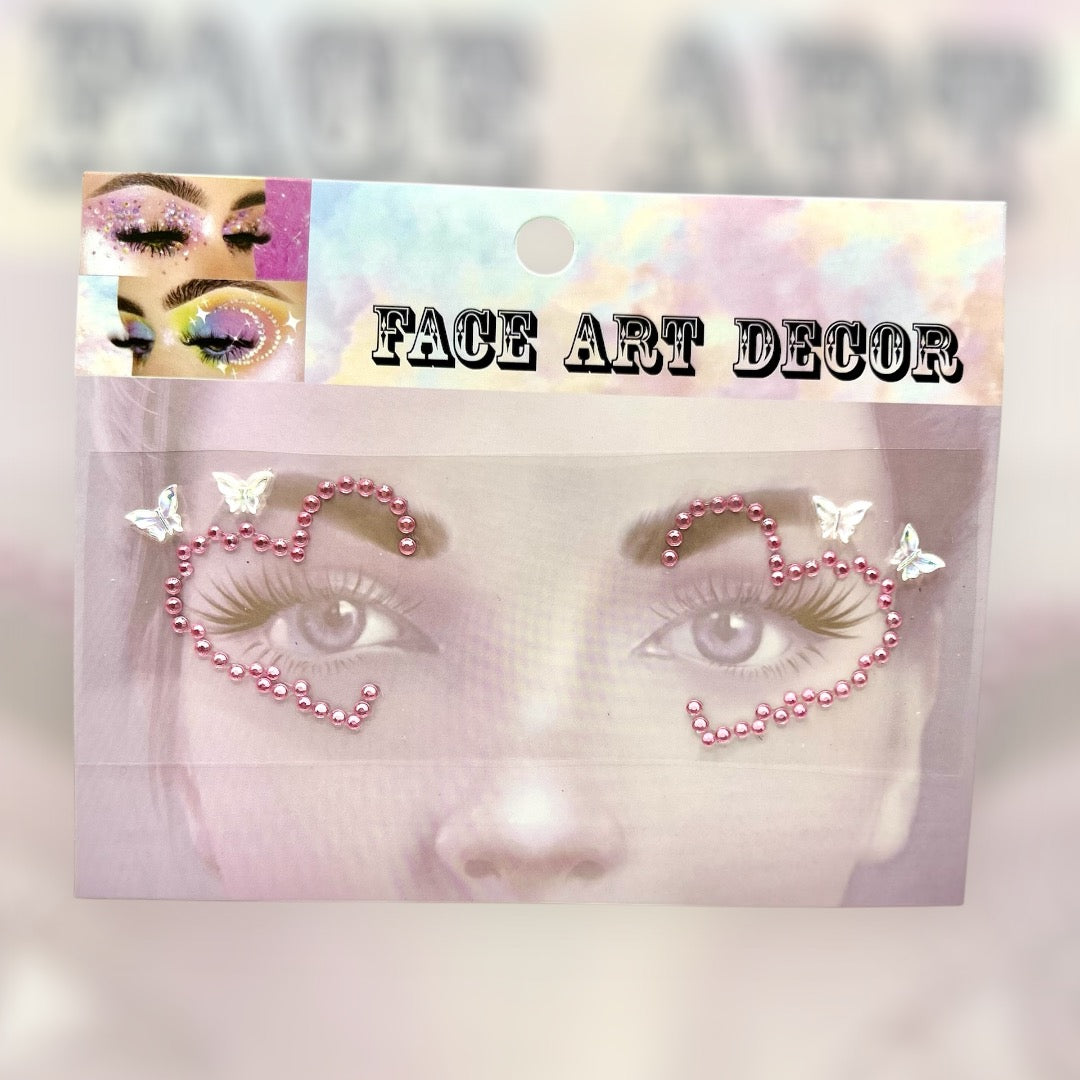 MA451 Gems Face Art Sticker
