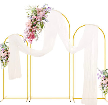 MA592 3-Piece Metal Arch Backdrop