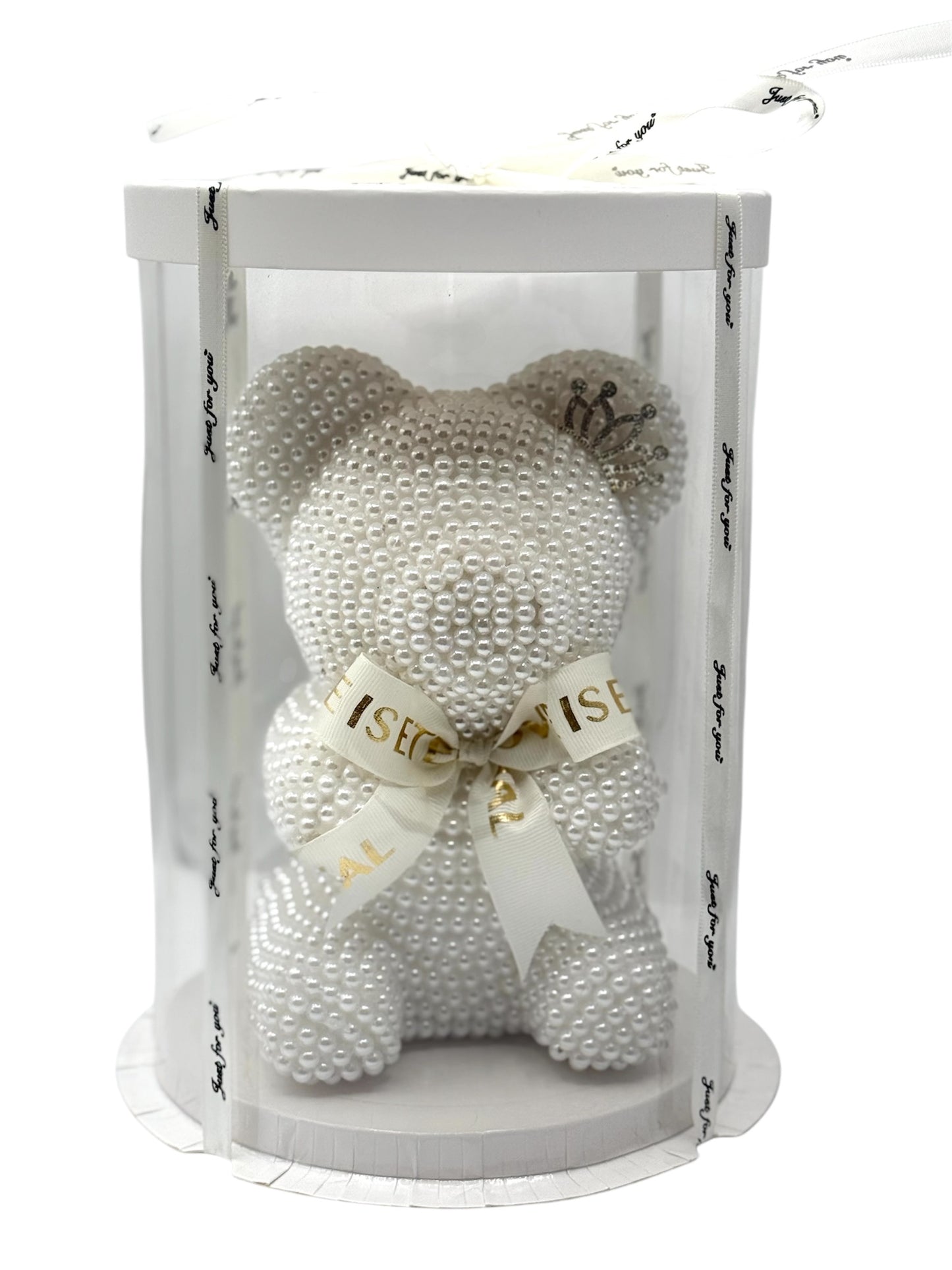 MA511 Pearl Teddy Bear 7,4" x 4"