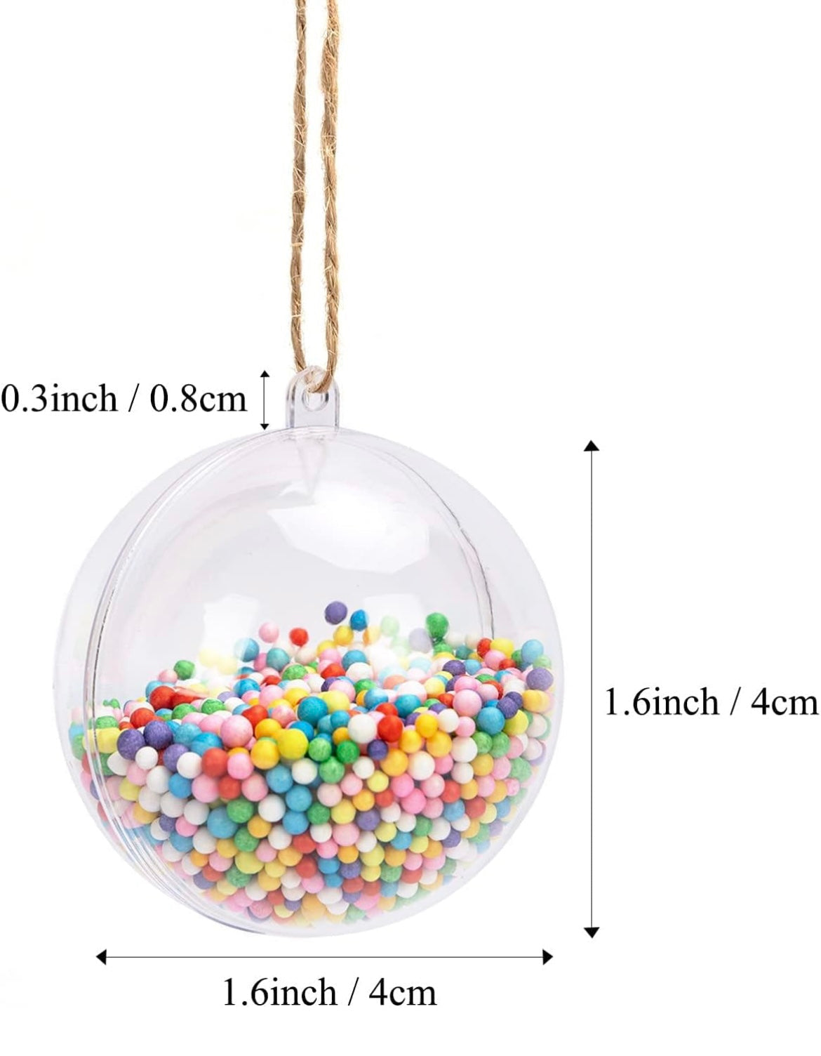 Bola Plastica Ma085-1 6cm