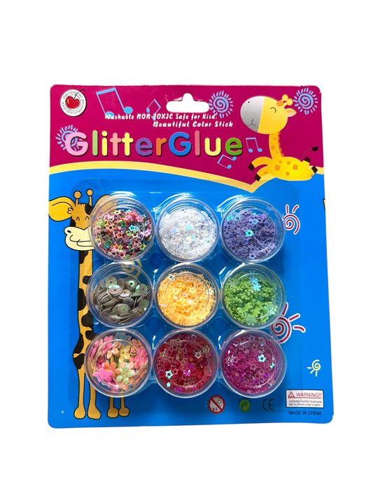 MA519 Glitter Glue x 9 pcs