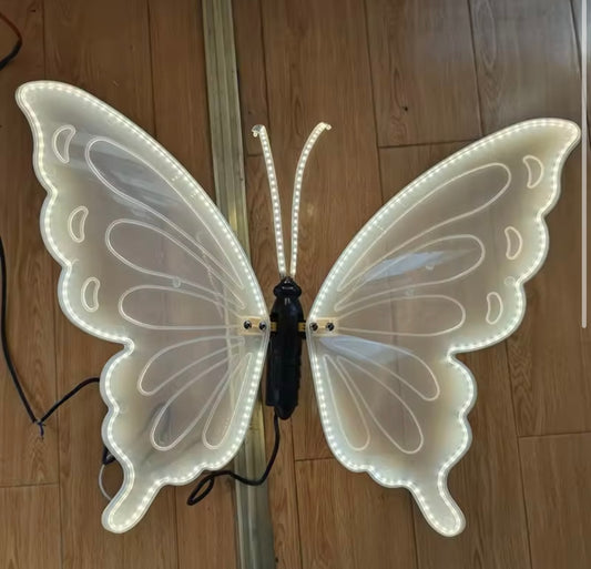 MA577 Dynamic Electric LED Butterfly White Light