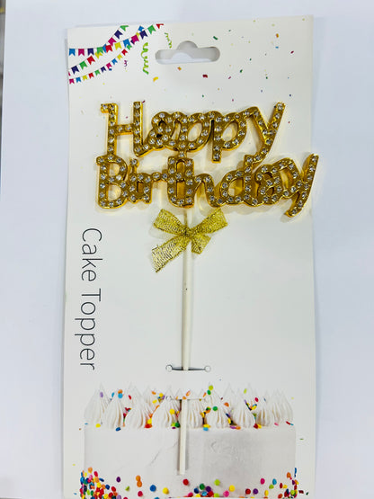 MA397 Cake Happy Birthday Topper