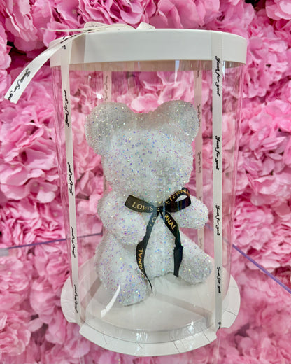 MA513 Oso Crystal Diamond Teddy Bear 7" x 4"