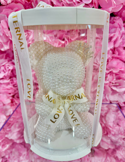 MA511 Pearl Teddy Bear 7,4" x 4"