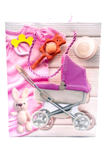 MA358  Boy-Girl Baby Shower Gift Bag