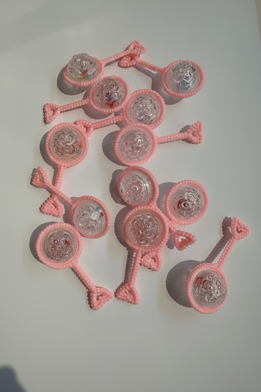 2.75" Rattle Textured pack of 12