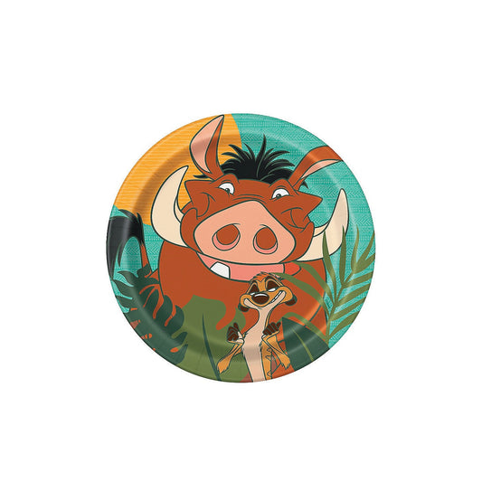 Lion King Round 7" Plates 8ct