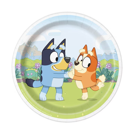 Bluey Round 7" Plates 8ct
