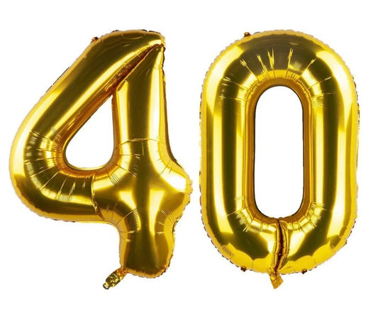 Anagram Number 40 Foil Balloon 34 inch 1ct