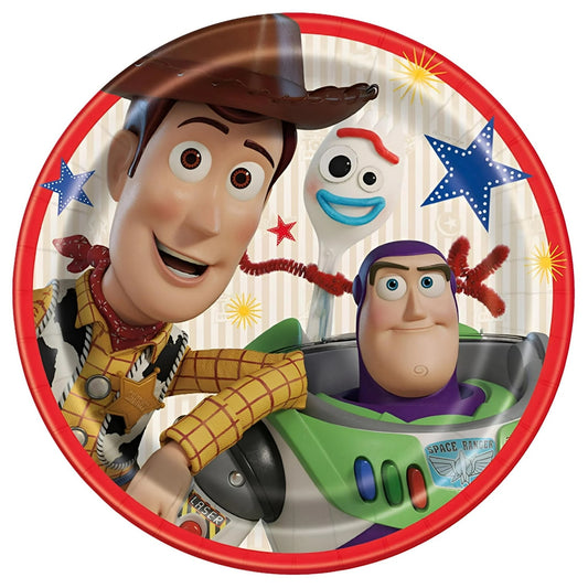 Toy Story 4 Round 9" Plates 8ct