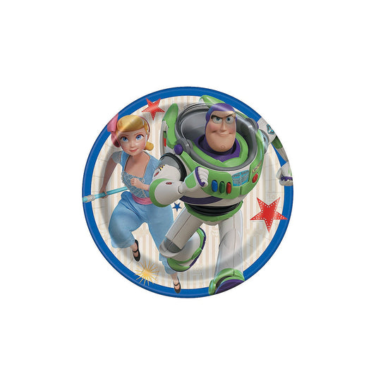 Toy Story 4 Round 7" Plates 8ct