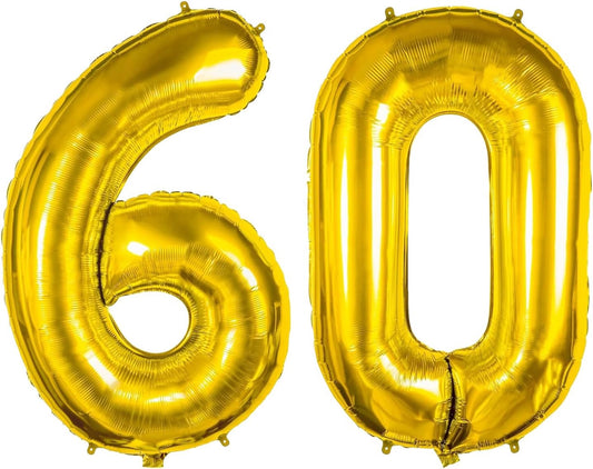 Anagram Number 60 Foil Balloon 34 Inch 1ct