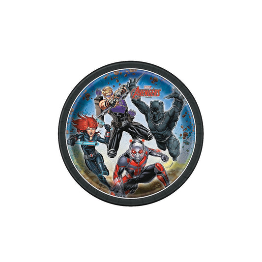 Avengers Round 7" Plates 8ct