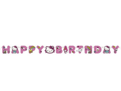 Hello Kitty and Friends Happy Birthday Banner 6.25ft