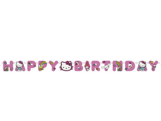 Hello Kitty and Friends Happy Birthday Banner 6.25ft