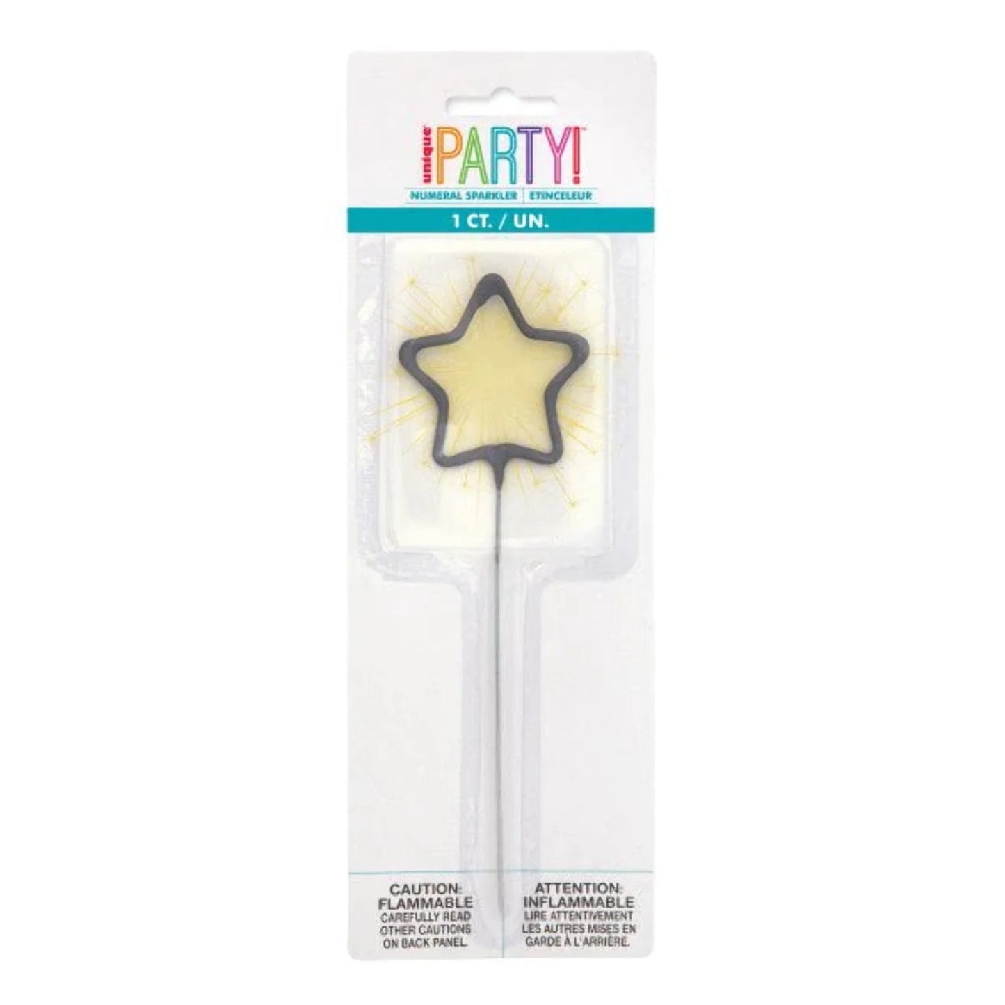 Star Shaped Sparkler 7"