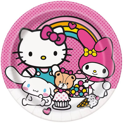 Hello Kitty and Friends Round 9" Plates 8ct