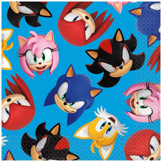 Sonic the Hedgehog Lunch Napkins 16ct