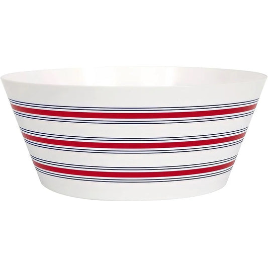 Peppy Patriotic Plastic Bowl