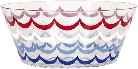 Red/White/Blue Plastic Bowl