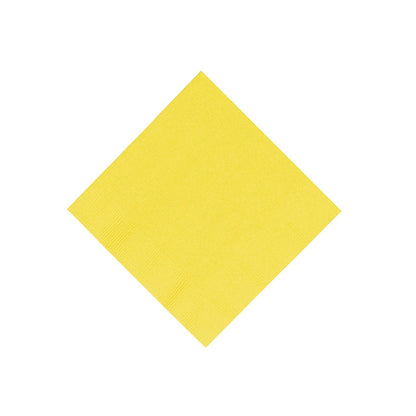 Neon Yellow Solid Lunch Napkins 20ct
