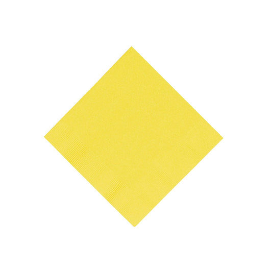 Neon Yellow Solid Lunch Napkins 20ct
