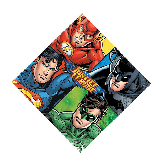 Justice League Lunch Napkins 16ct
