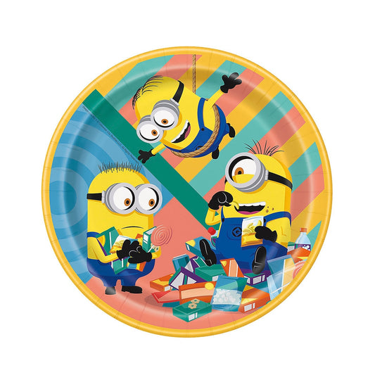 Despicable Me Round 9" Plates 8ct