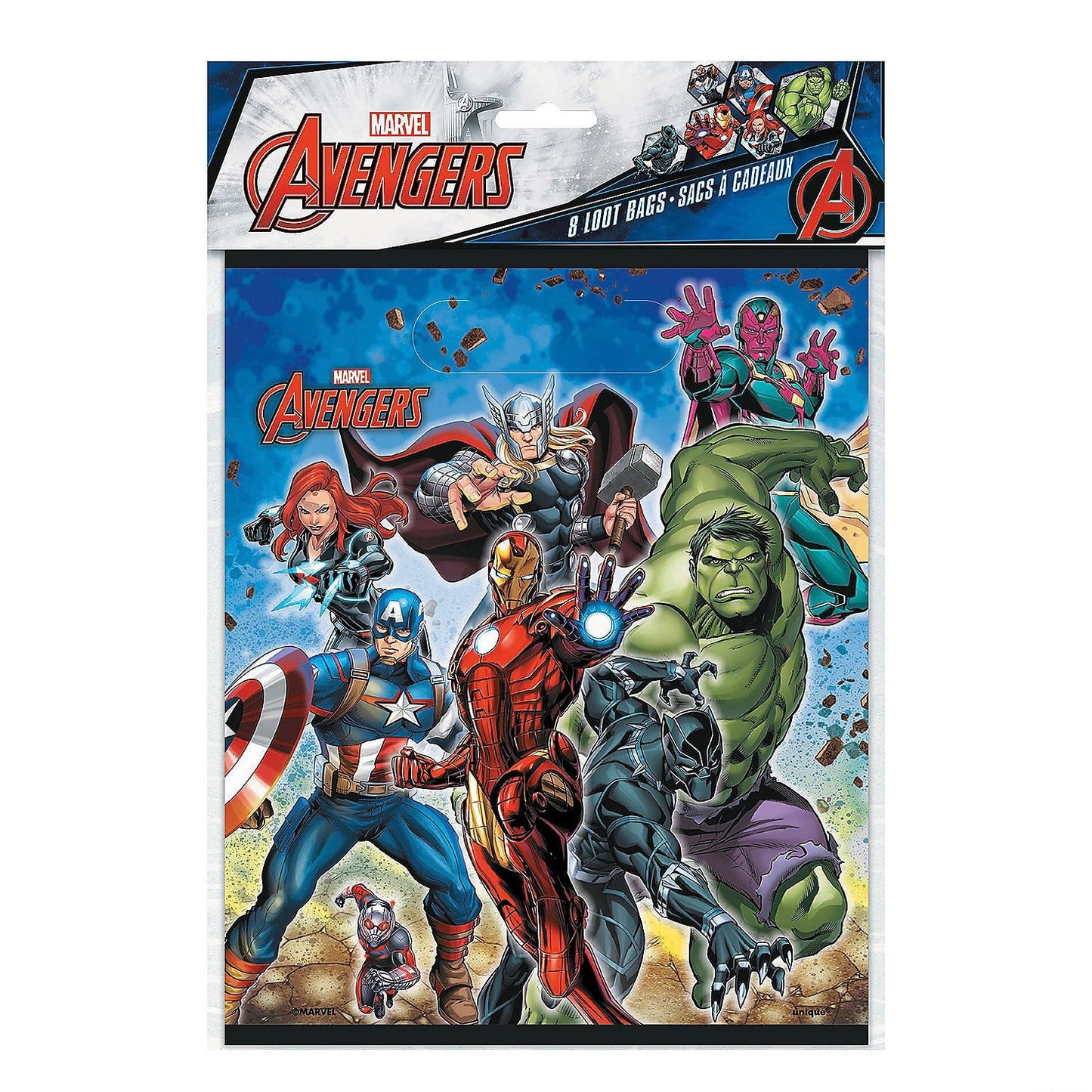 Avengers Loot Bags 8ct