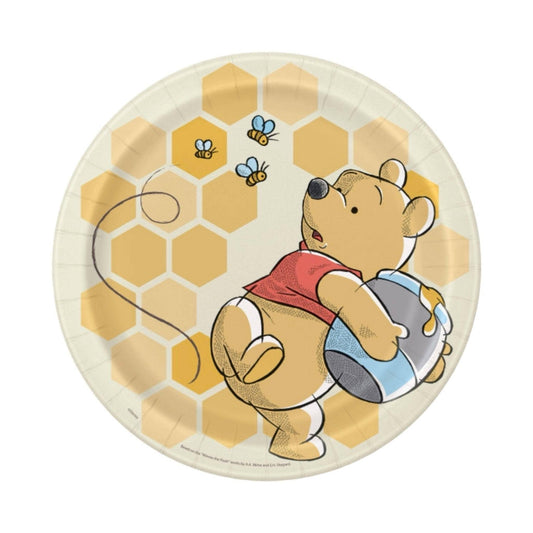 Winnie the Pooh Round 9" Plates 8ct