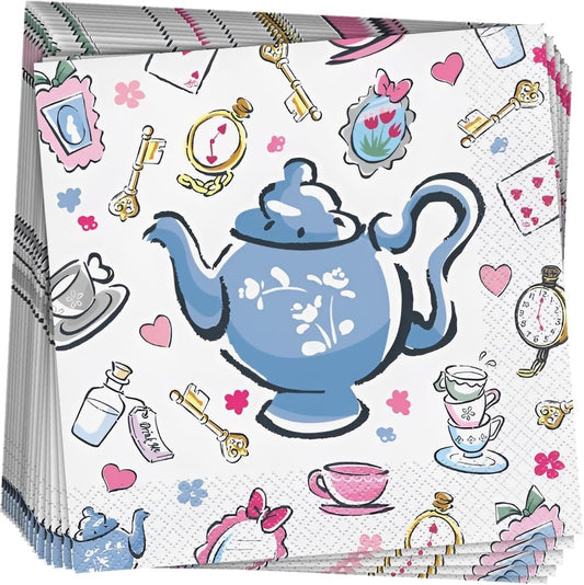 Alice in Wonderland Lunch Napkins 16ct