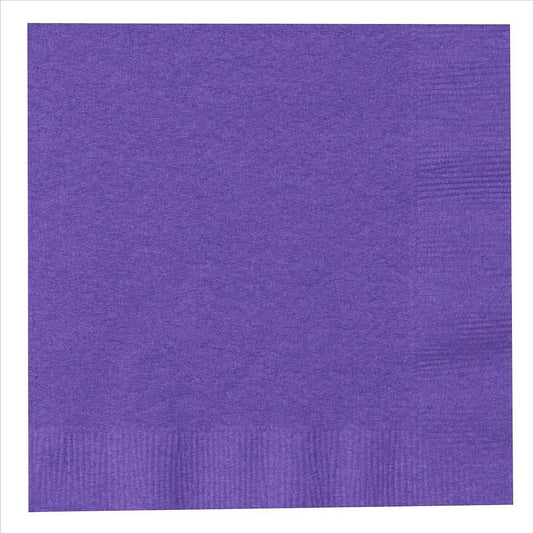 Deep Purple Solid Lunch Napkins 20ct