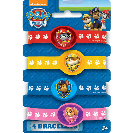 Paw Patrol Stretchy Bracelets 4ct
