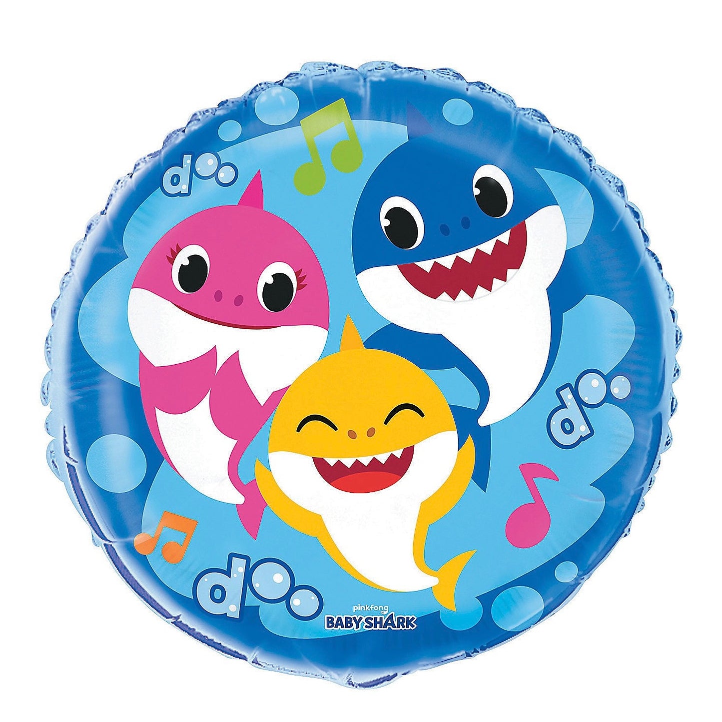 Baby Shark Round Foil Balloon 18"