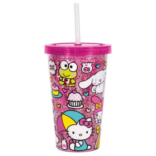 Hello Kitty and Friends Reusable 16oz Plastic Tumbler