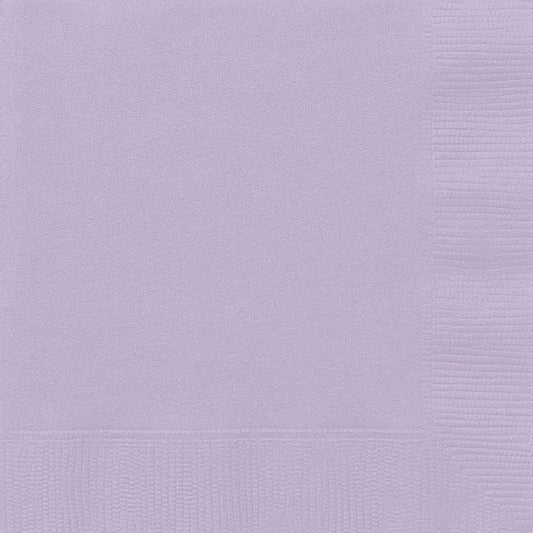 Lavender Solid Lunch Napkins 20ct