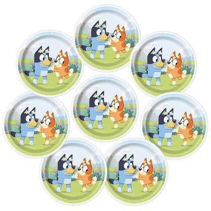 Bluey Round 7" Plates 8ct