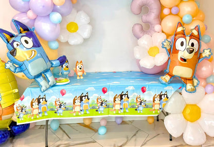 Bluey Bingo shaped 25" giant foil balloon