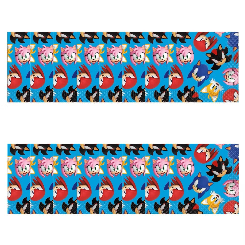 Sonic the Hedgehog Lunch Napkins 16ct