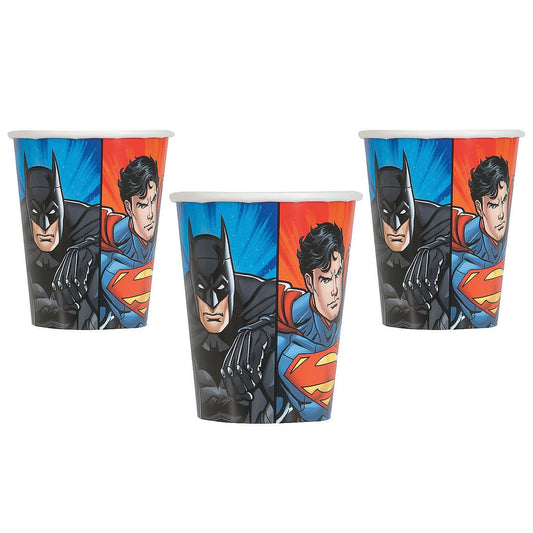 Justice League 9oz Paper Cups 8ct