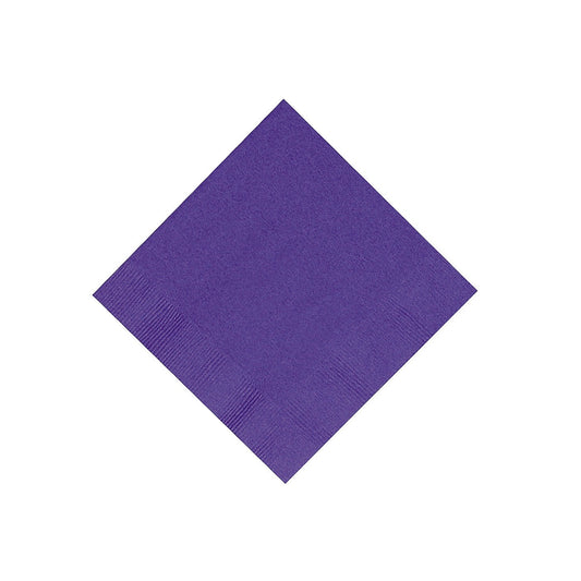 Neon Purple Solid Lunch Napkins 20ct