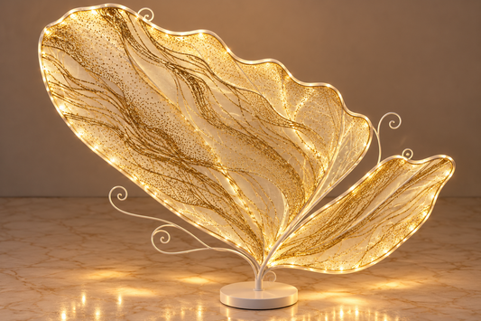 100cm Pink Mesh Flower Light-Up Lamp, White Light - EVE1397