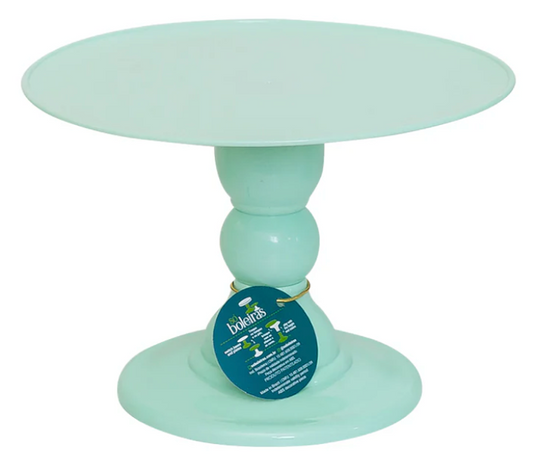 Light green cake stand 11 x 7