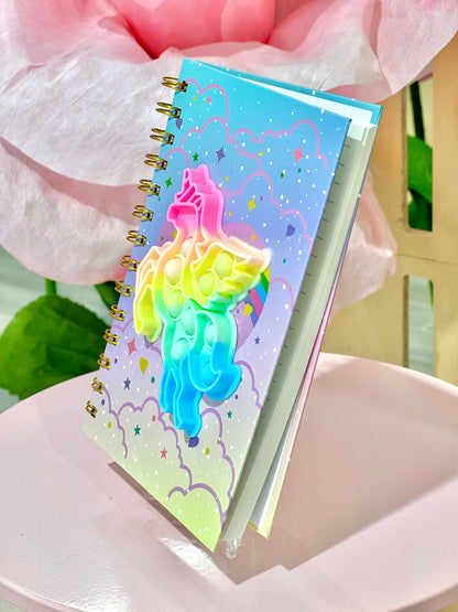 MA065 Unicorn Pop It Notebook