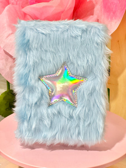 MA067 Fluffy Star Crown Notebook