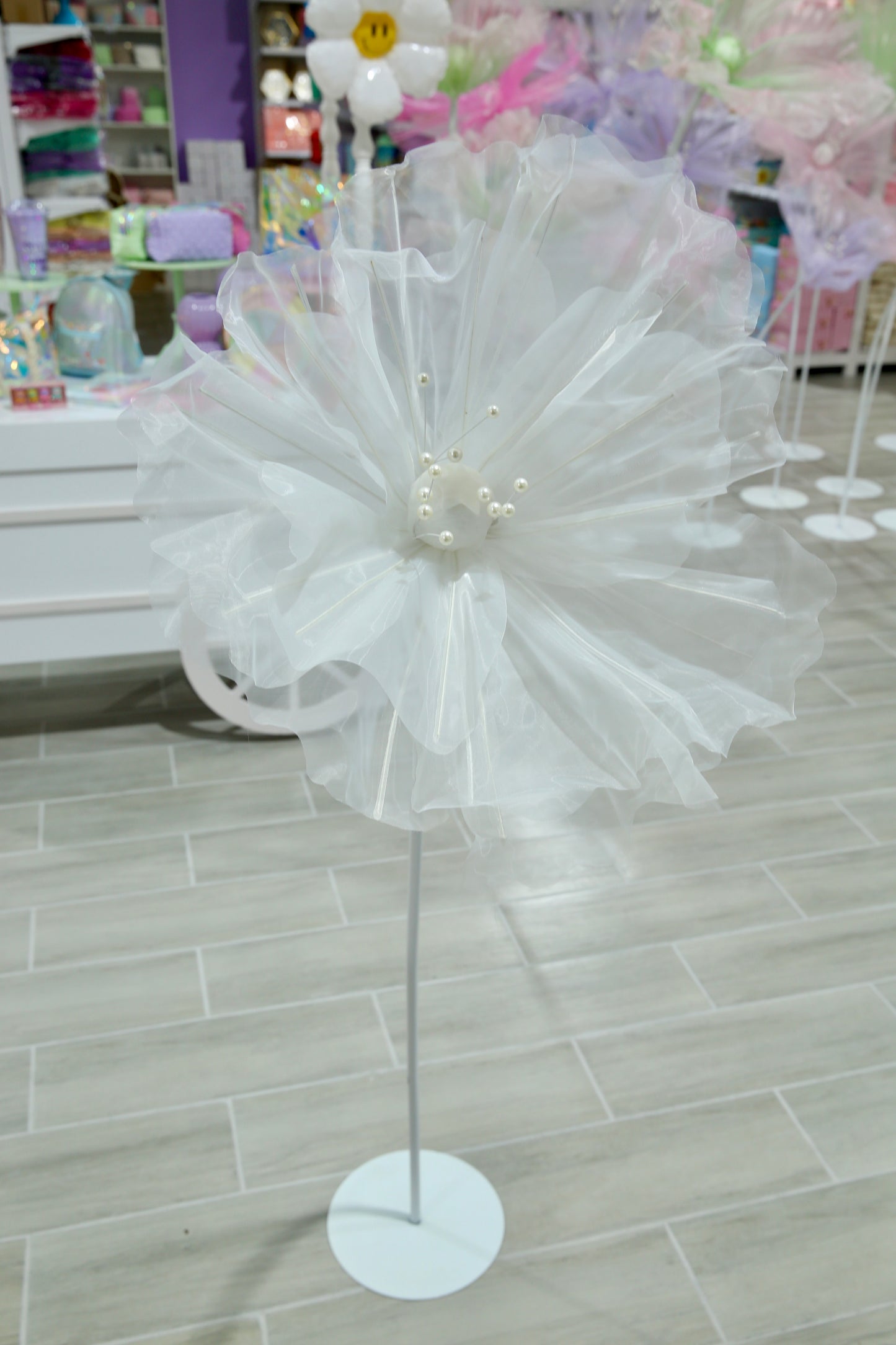 MA074-2 Tulle Flower 60cm